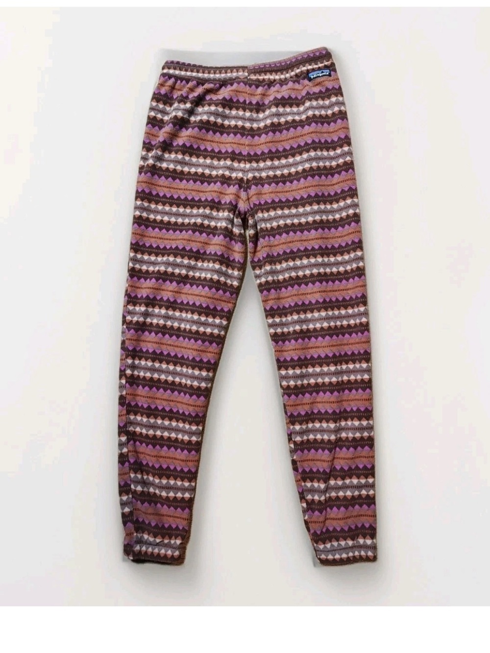 Patagonia Micro D Jogger Synchilla Fleece Pants Women's Aztec Diamond Sz Medium - Picture 4 of 5